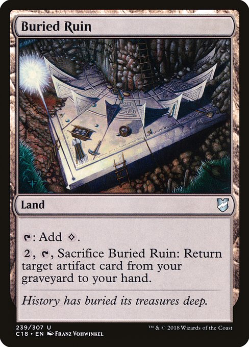 Buried Ruin (Commander 2018 #239)