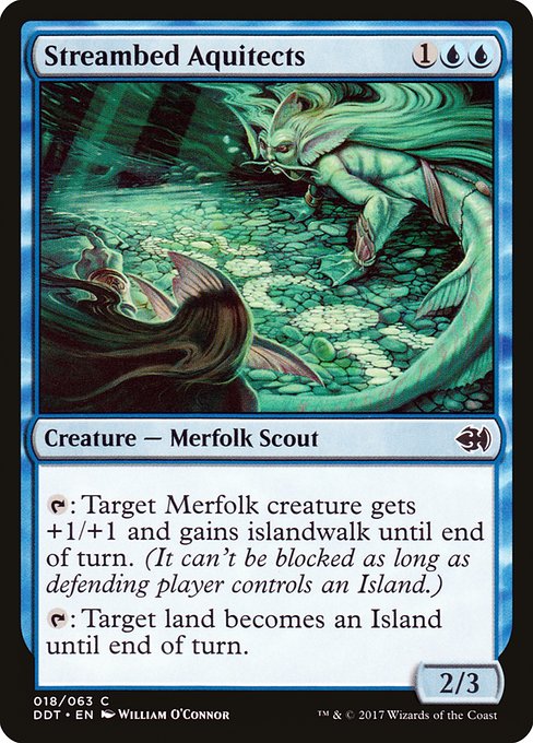 Streambed Aquitects (Duel Decks: Merfolk vs. Goblins #18)