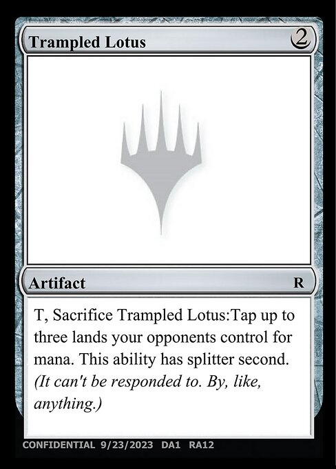 Trampled Lotus (Unknown Event #RA12b)