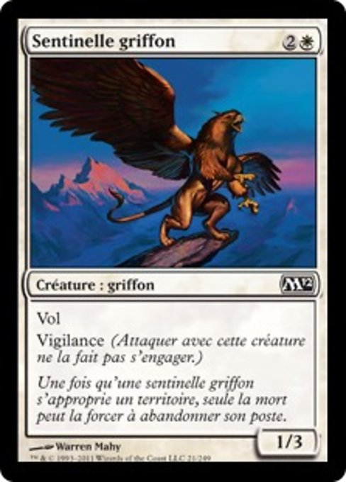 Griffin Sentinel (Magic 2012 #21)