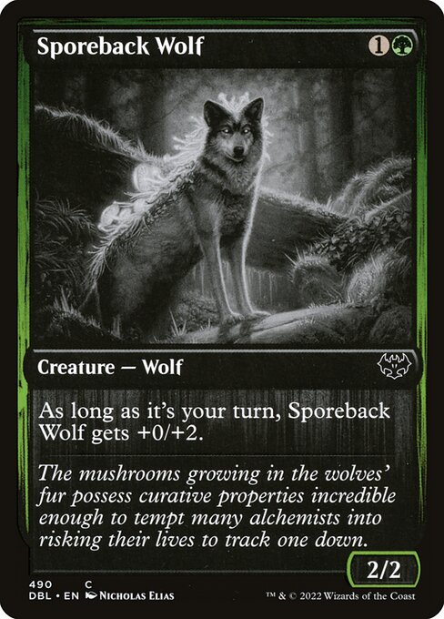 Sporeback Wolf (Innistrad: Double Feature #490)