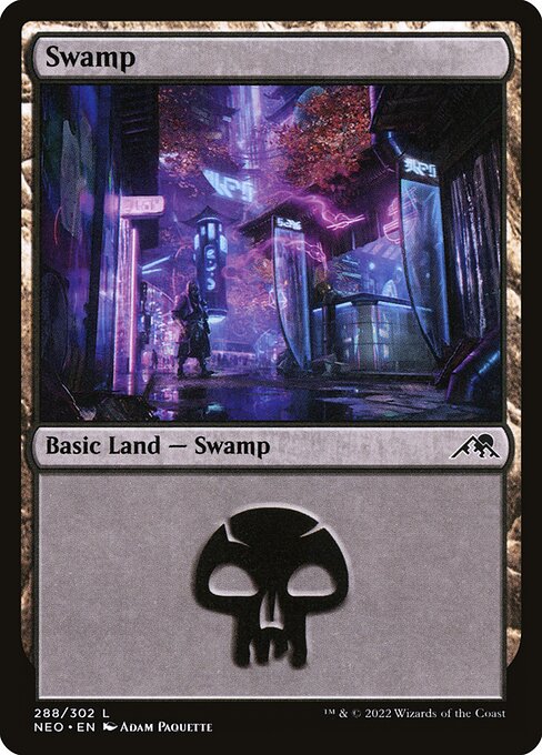 Swamp (Kamigawa: Neon Dynasty #288)
