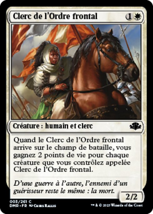 Cleric of the Forward Order (Dominaria Remastered #3)