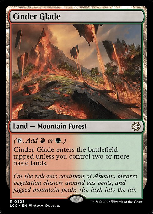 Cinder Glade (The Lost Caverns of Ixalan Commander #323)