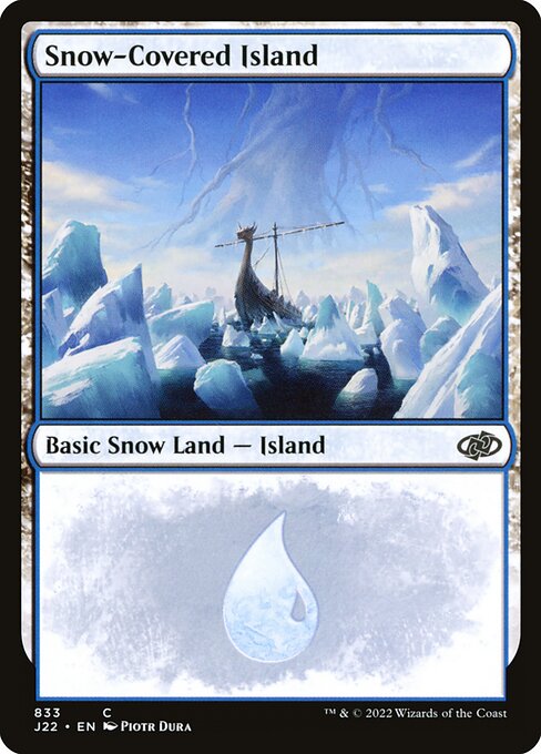 Île enneigée|Snow-Covered Island
