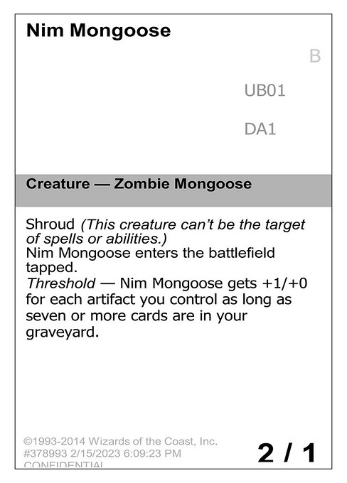 Nim Mongoose (Unknown Event #UB01b)