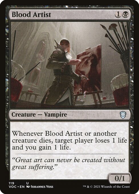 Blood Artist (Crimson Vow Commander #119)