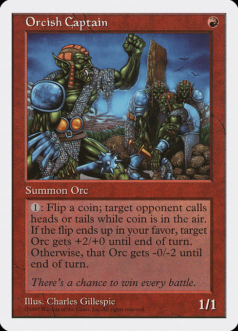 Orcish Captain card image