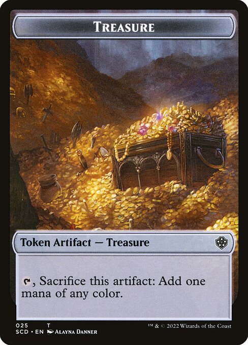 Treasure (Starter Commander Deck Tokens #25)