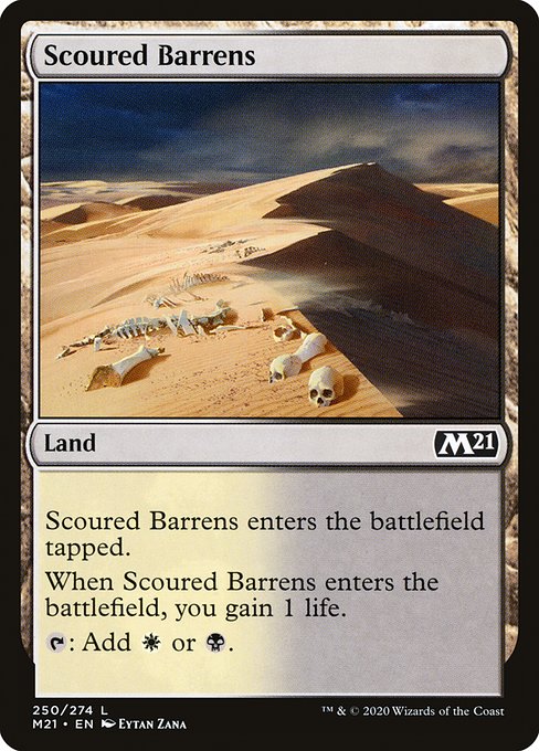 Scoured Barrens (Core Set 2021 #250)