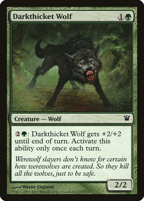 Loup des halliers sombres|Darkthicket Wolf