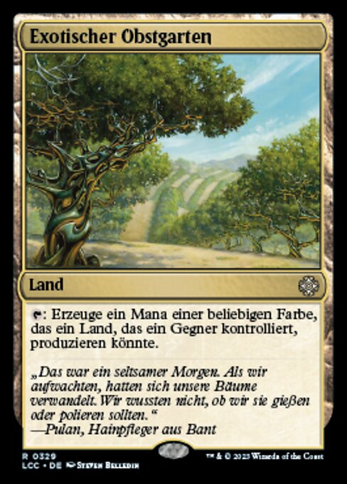 Exotic Orchard (The Lost Caverns of Ixalan Commander #329)