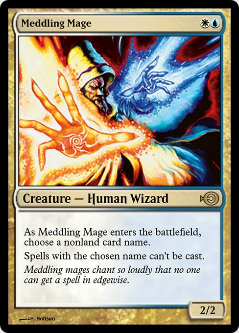 Meddling Mage (Magic Online Promos #36304)