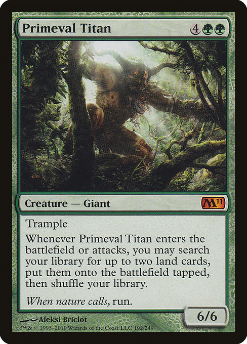 Primeval Titan card image