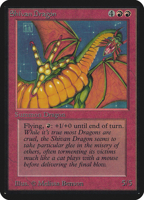 Shivan Dragon (Limited Edition Alpha #174)