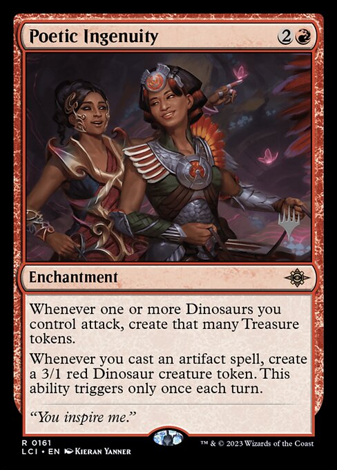 Poetic Ingenuity (The Lost Caverns of Ixalan Promos #161p)