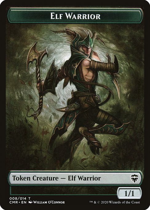 Elf Warrior (Commander Legends Tokens #8)