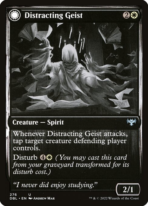 Distracting Geist // Clever Distraction (Innistrad: Double Feature #276)