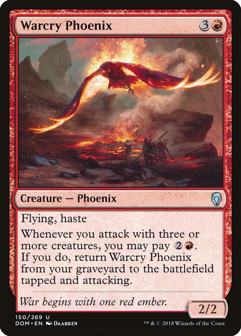 Warcry Phoenix (Dominaria #150)