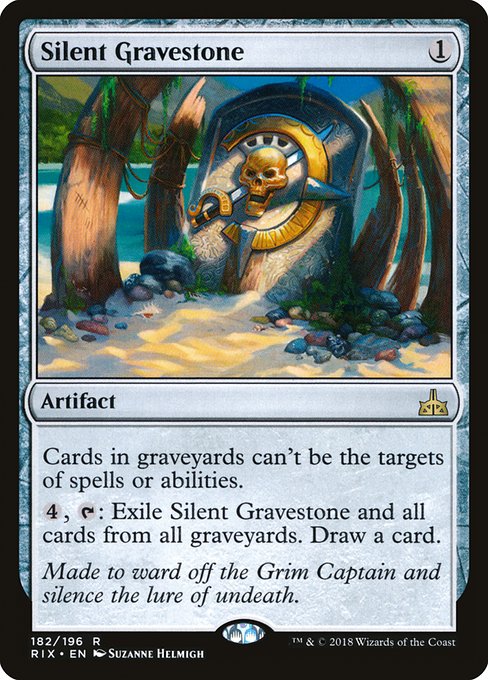 Silent Gravestone (Rivals of Ixalan #182)