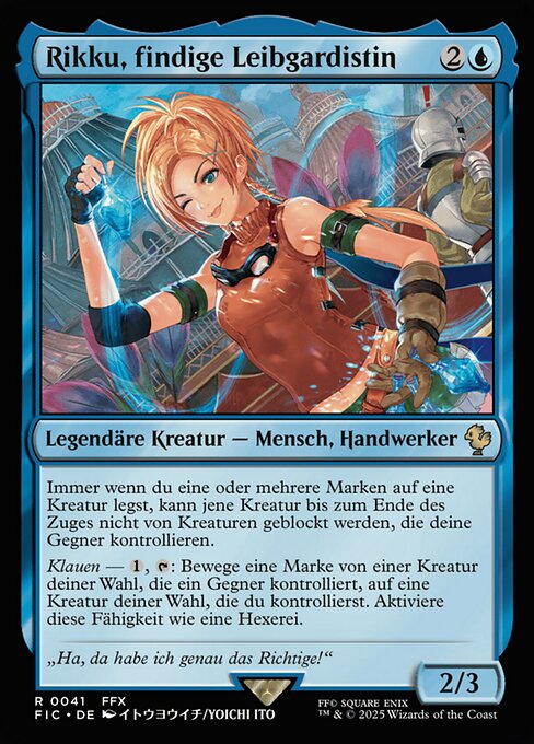 Rikku, findige Leibgardistin