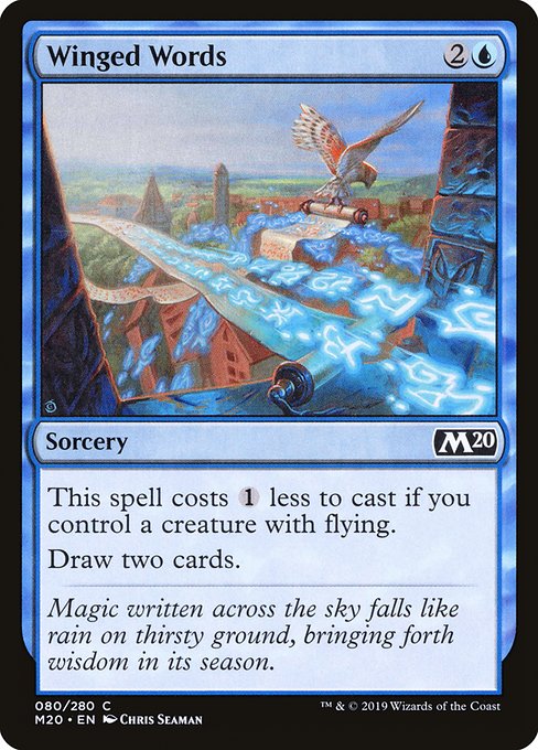 Winged Words (Core Set 2020 #80)