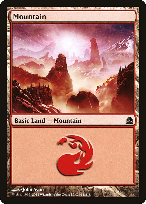 Mountain (Commander 2011 #311)