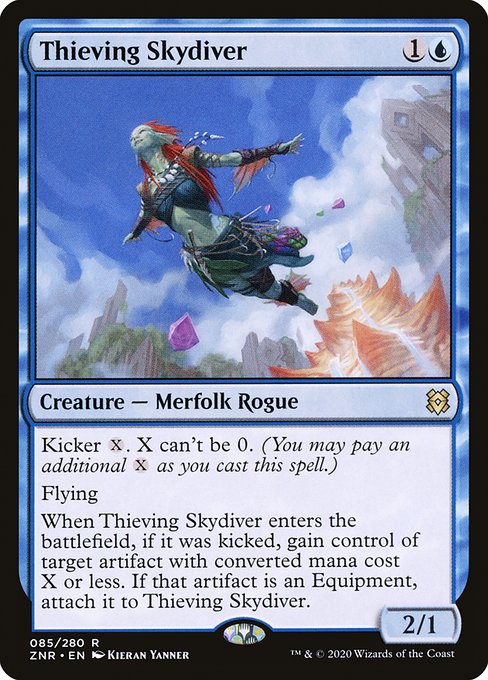 Thieving Skydiver (Zendikar Rising #85)