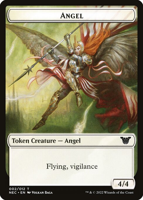 Angel (Neon Dynasty Commander Tokens #2)