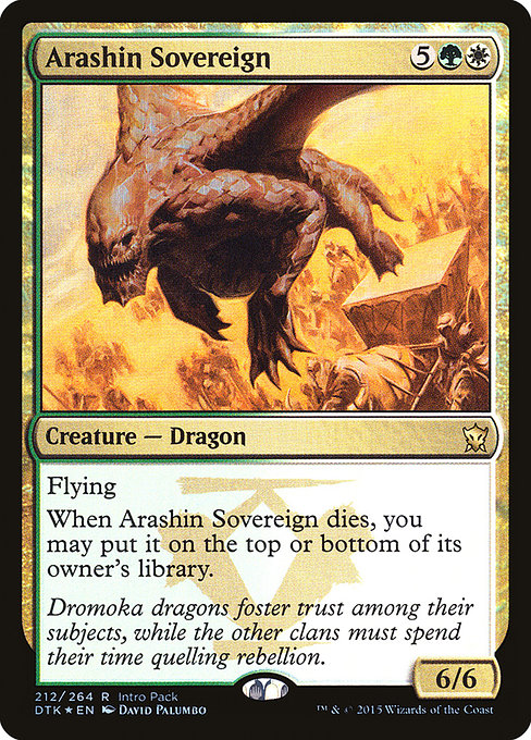 Arashin Sovereign (Dragons of Tarkir Promos #212)