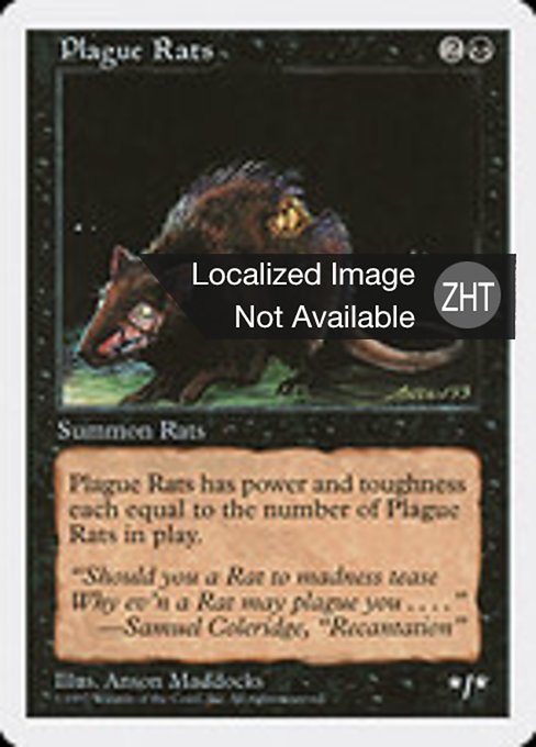 Plague Rats (Fifth Edition #188)
