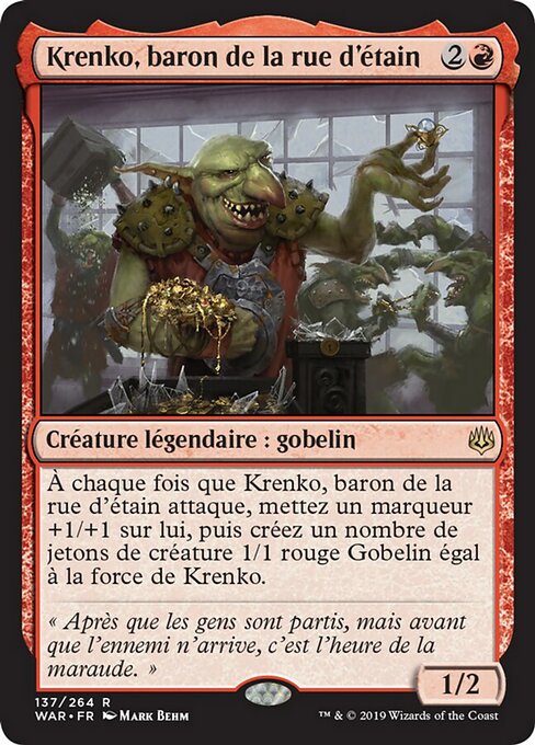 Krenko, Tin Street Kingpin (War of the Spark #137)