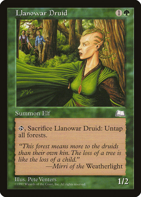 Llanowar Druid (wth) 133