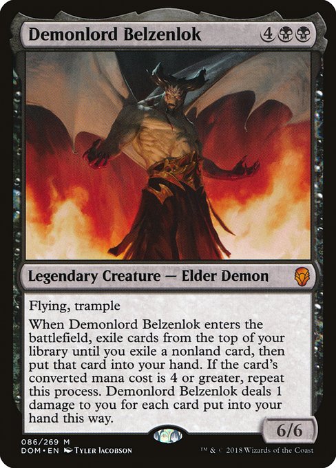 Demonlord Belzenlok (Dominaria #86)