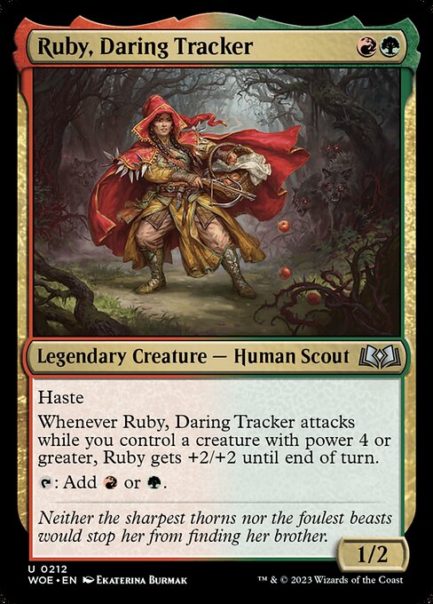 Ruby, Daring Tracker card image