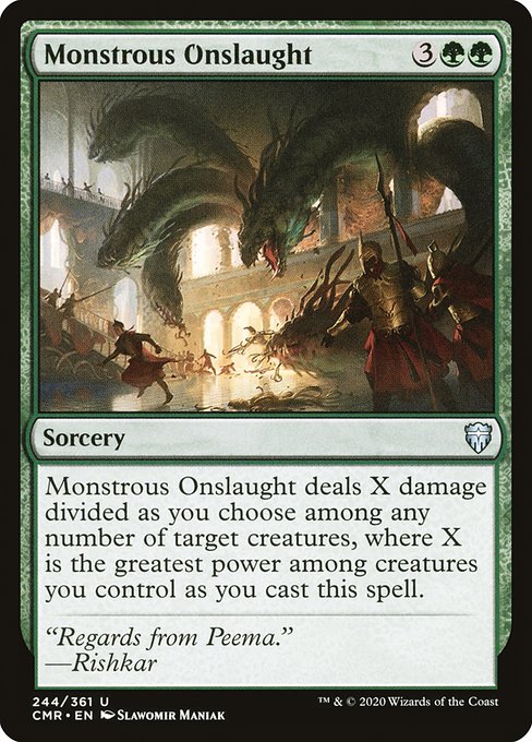 Monstrous Onslaught (Commander Legends #244)