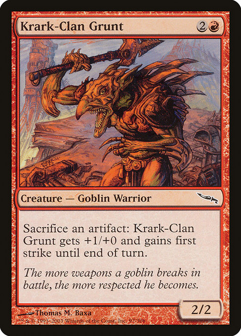 Krark-Clan Grunt (Mirrodin #97)