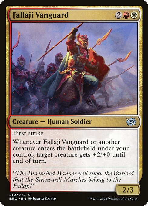 Fallaji Vanguard (The Brothers' War #210)