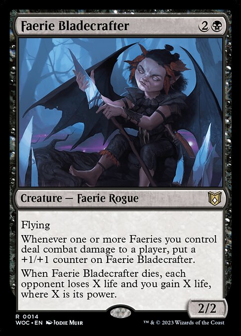 Faerie Bladecrafter (Wilds of Eldraine Commander #14)