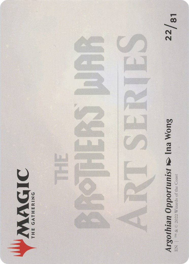 Argothian Opportunist // Argothian Opportunist - reverse side