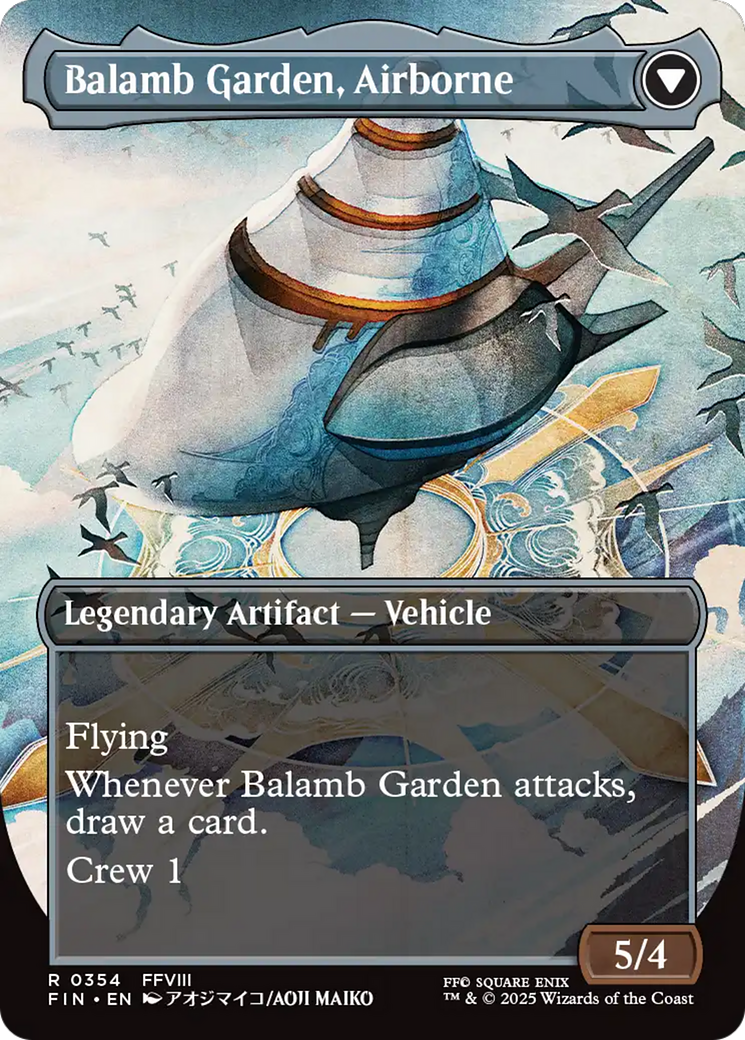 Balamb Garden, SeeD Academy // Balamb Garden, Airborne - reverse side