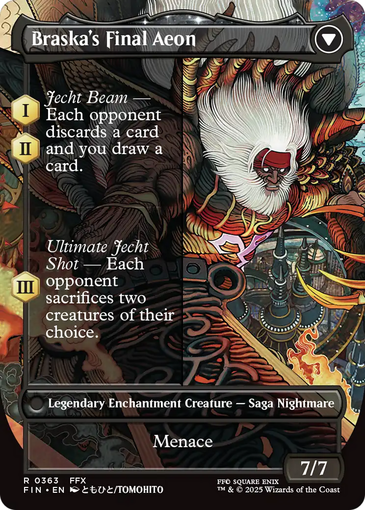 Jecht, Reluctant Guardian // Braska's Final Aeon - reverse side