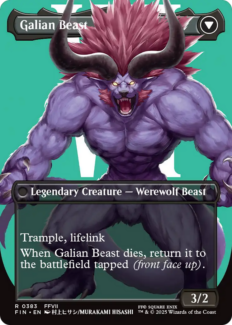 Vincent Valentine // Galian Beast - reverse side
