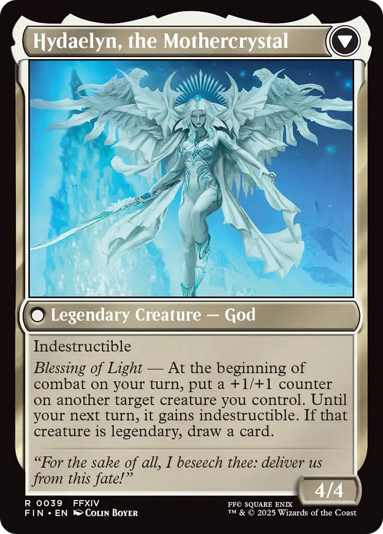 Venat, Heart of Hydaelyn // Hydaelyn, the Mothercrystal - reverse side