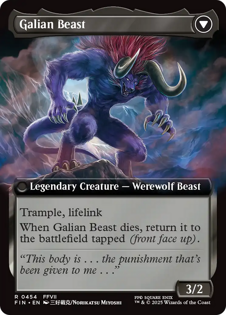 Vincent Valentine // Galian Beast - reverse side
