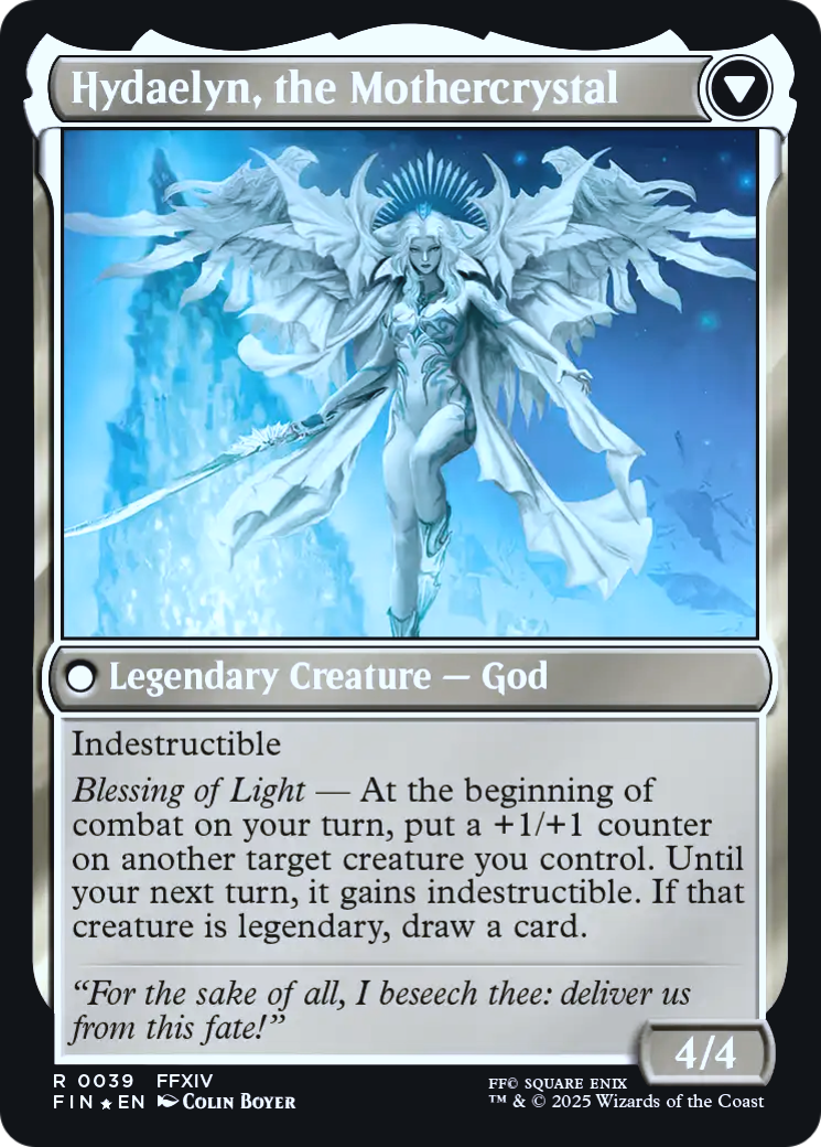 Venat, Heart of Hydaelyn // Hydaelyn, the Mothercrystal - reverse side
