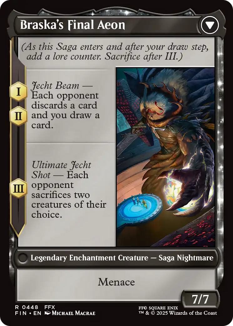 Jecht, Reluctant Guardian // Braska's Final Aeon - reverse side