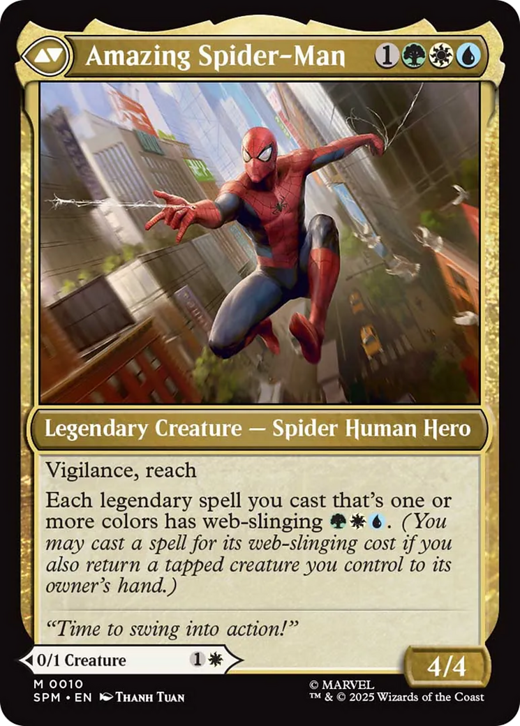 Peter Parker // Amazing Spider-Man (back)
