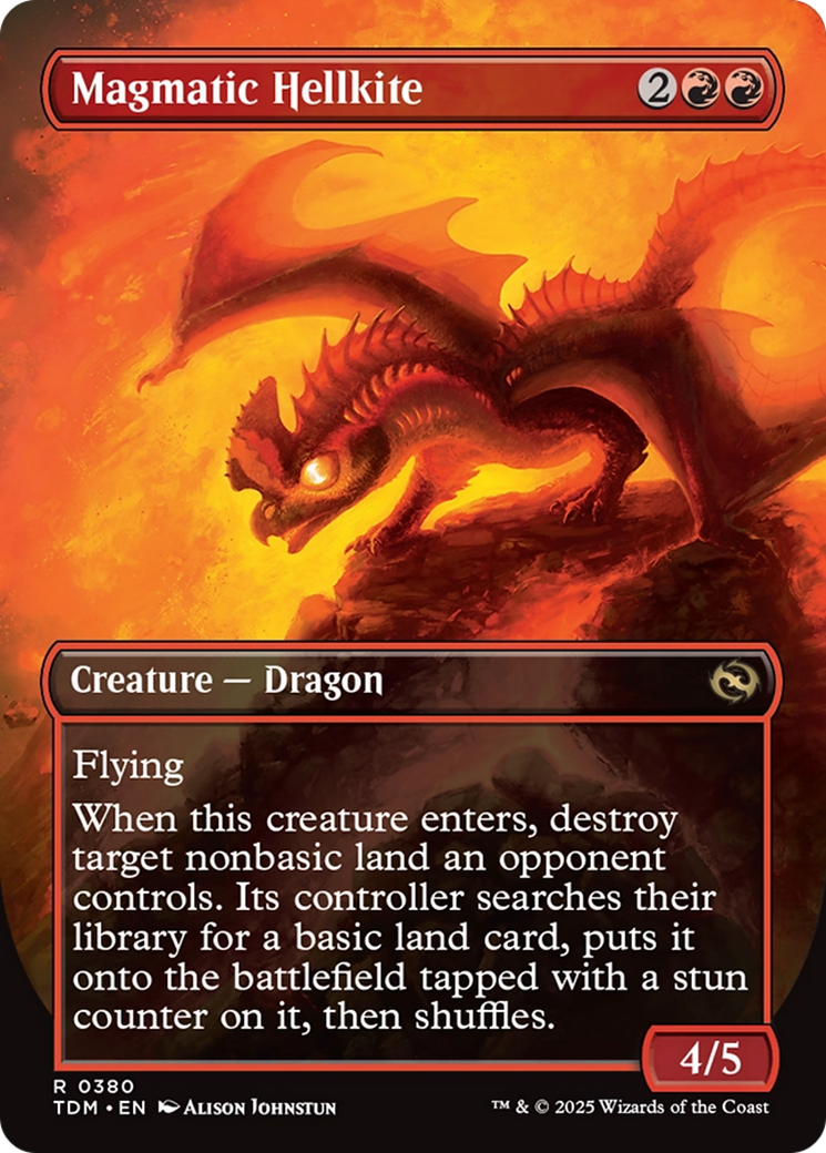 Magmatic Hellkite // Magmatic Hellkite - reverse side