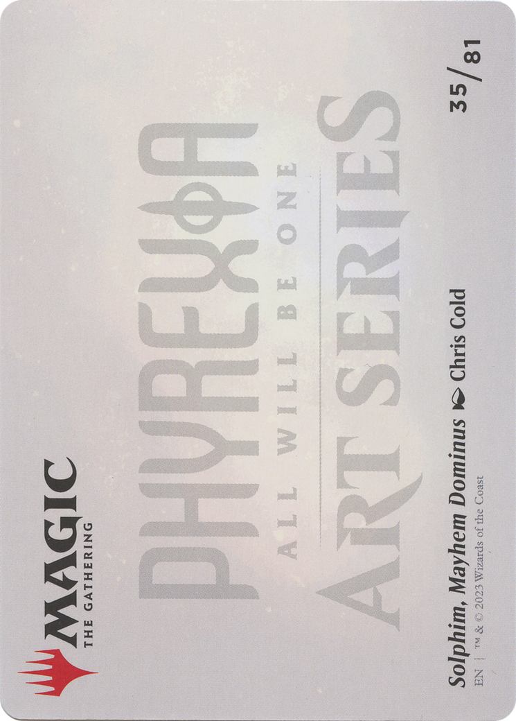 Solphim, Mayhem Dominus // Solphim, Mayhem Dominus - reverse side